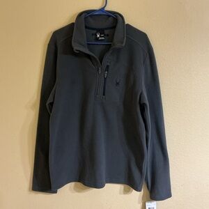 Spyder Dark Gray Fleece Pullover